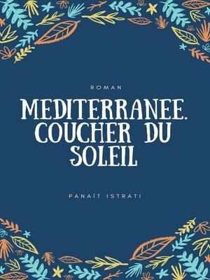 cover image of Méditerranée. Coucher du soleil